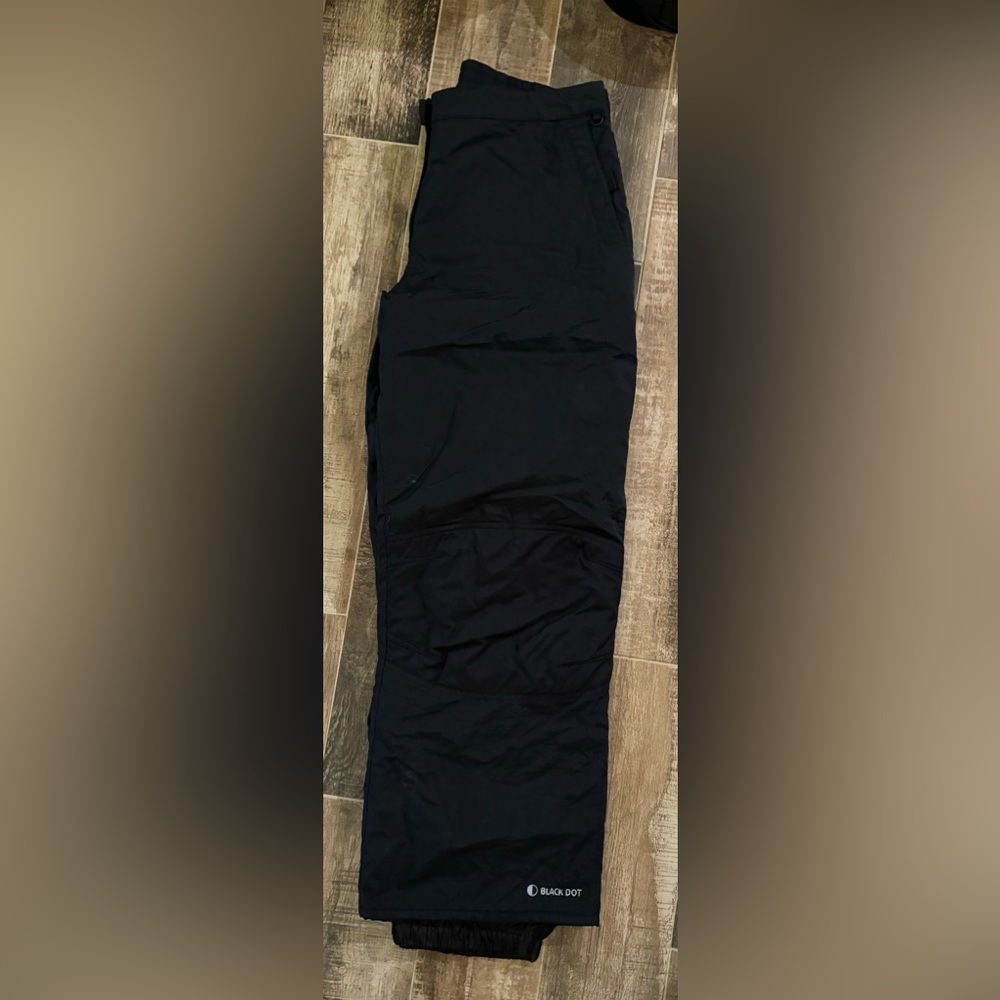 Black Dot Water Resistant Snowboard/Ski Pants View 2